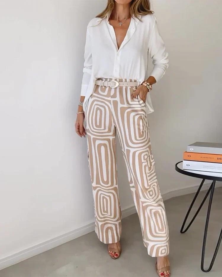VOGUE™-BROEK (GRATIS BLOUSE)