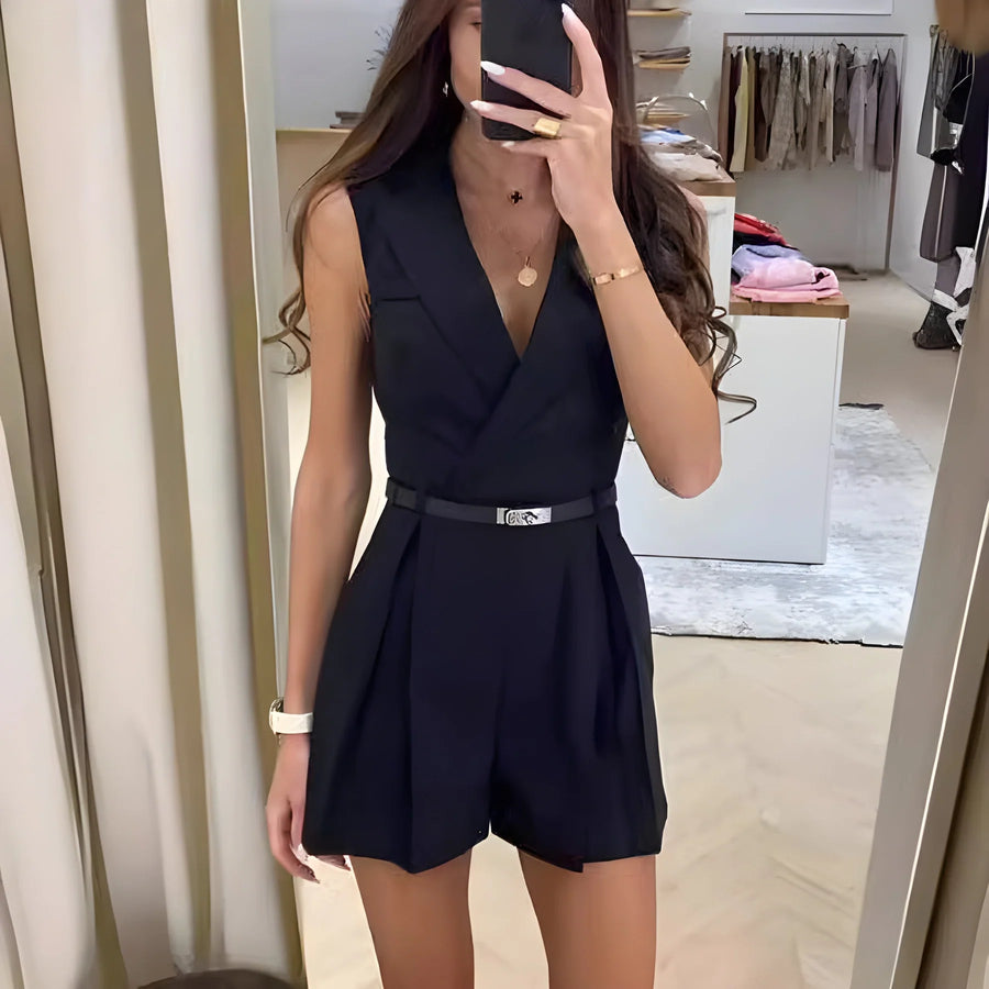 VOGUE™ -  STIJLVOLLE MOUWLOZE JUMPSUIT
