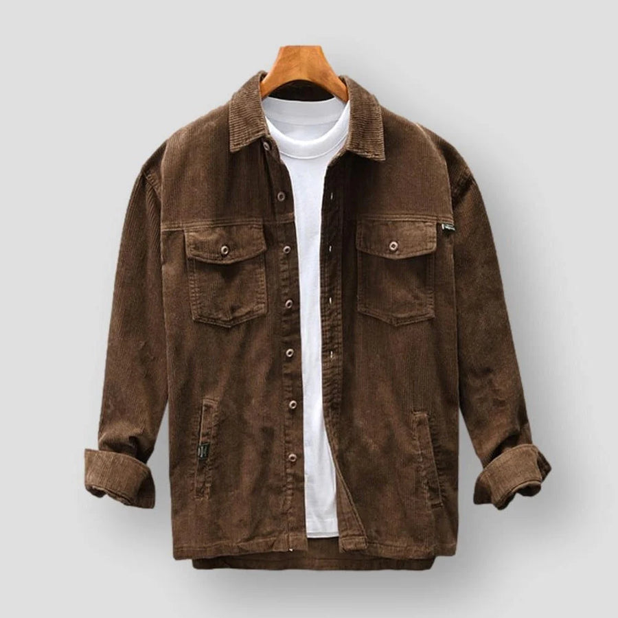 VOGUE™-CORDUROY OVERHEMD