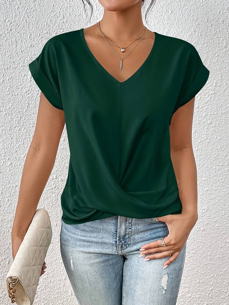 VOGUE™ - Casual T-shirt met korte mouwen voor vrouwen