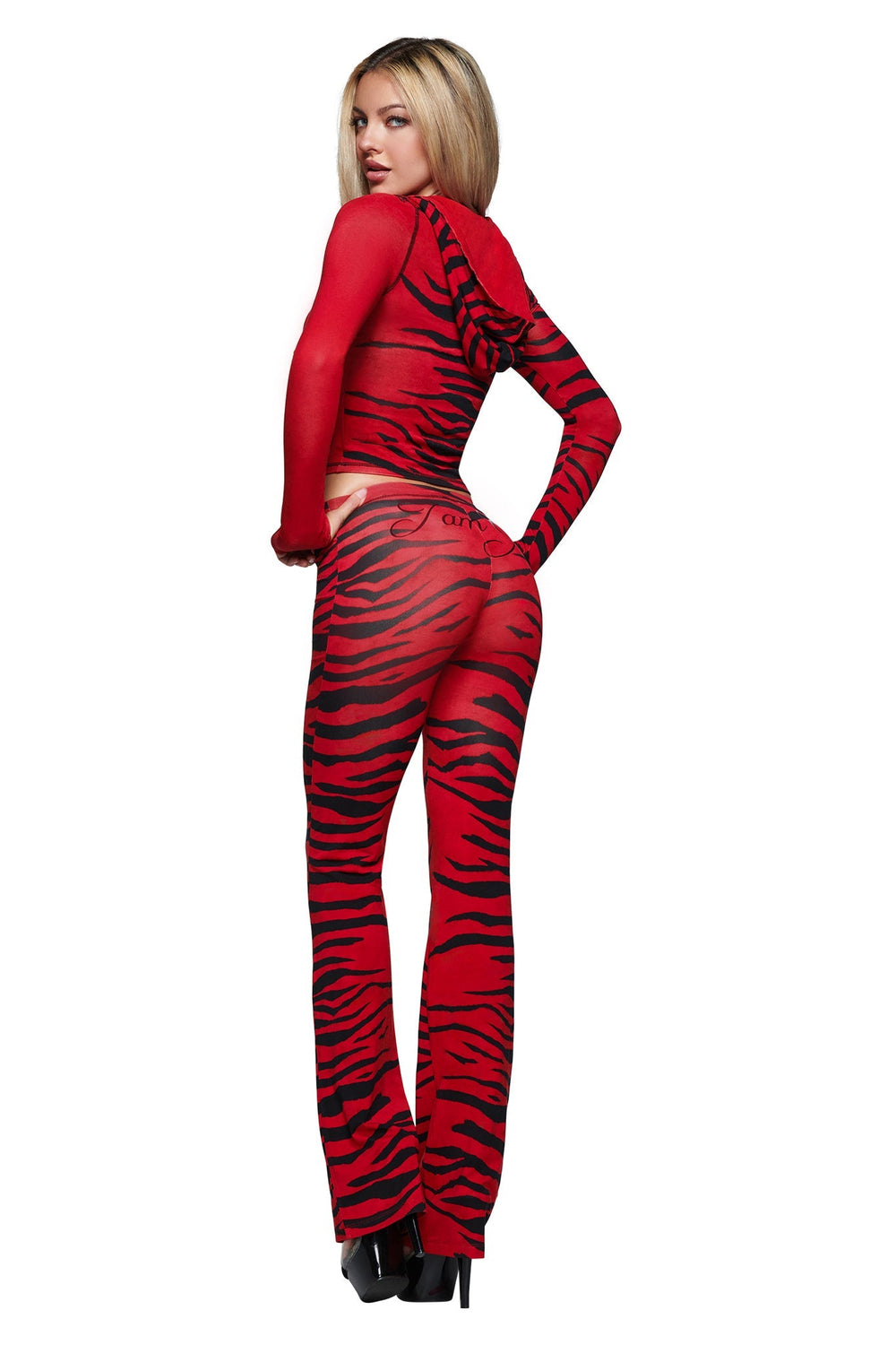 BLARE broek – rood – Volledige set
