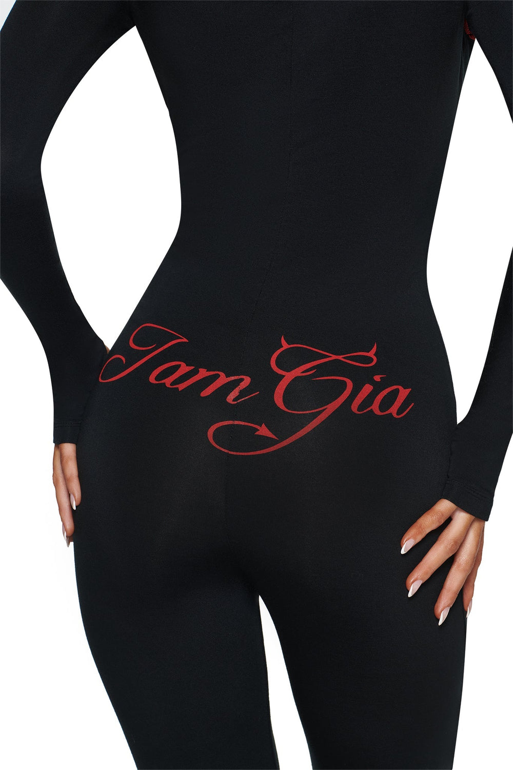BLARE Horn jumpsuit – zwart – Volledige set