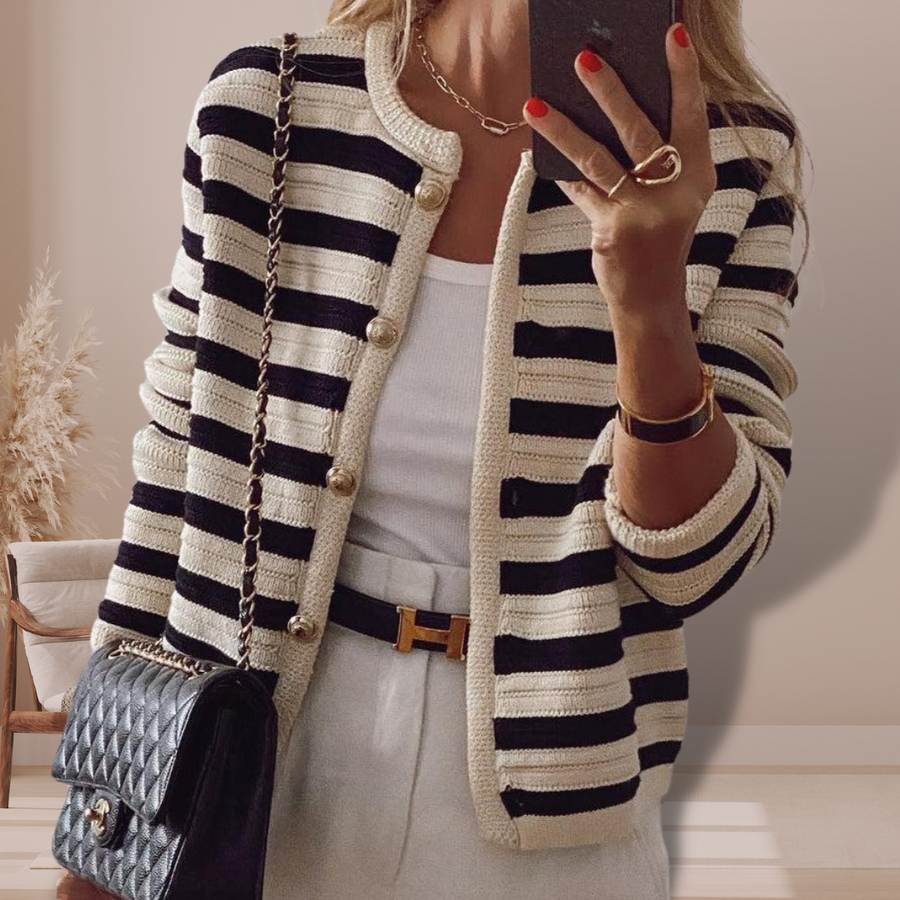 VOGUE™ - Casual Gestreept Jasje