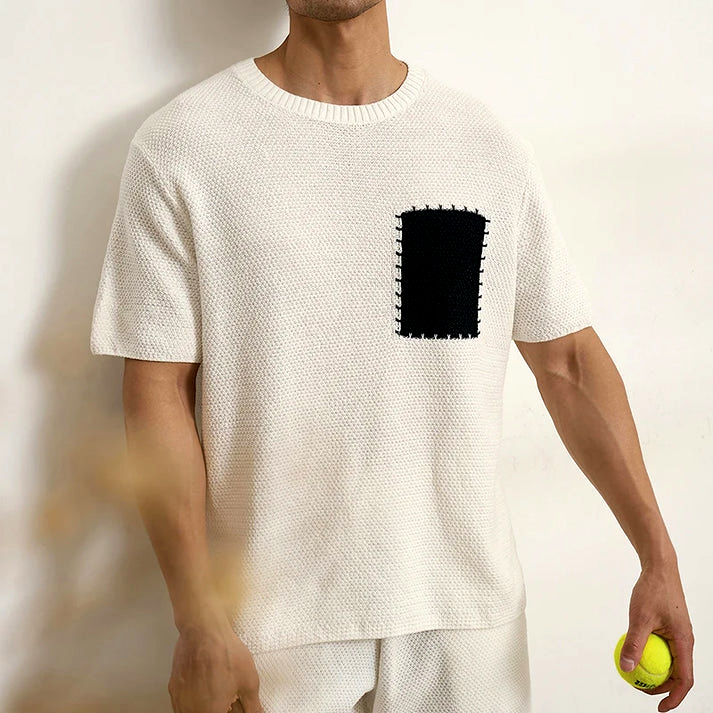 VOGUE™ -  Gebreid Patch Tshirt