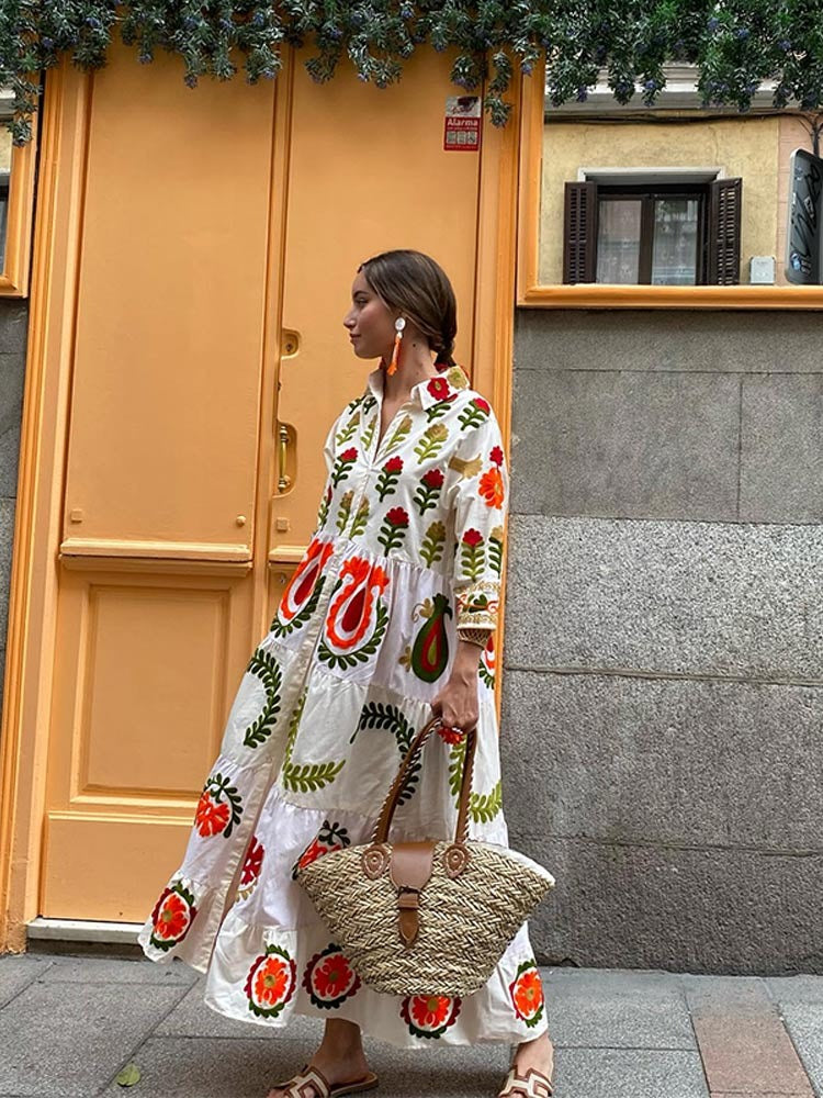 VOGUE™ - Boho zomerjurk