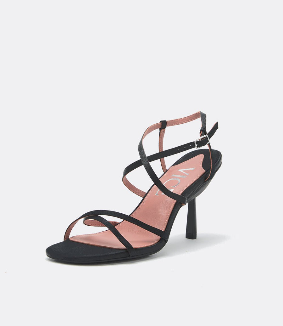 Sandalen met bandjes in zwart